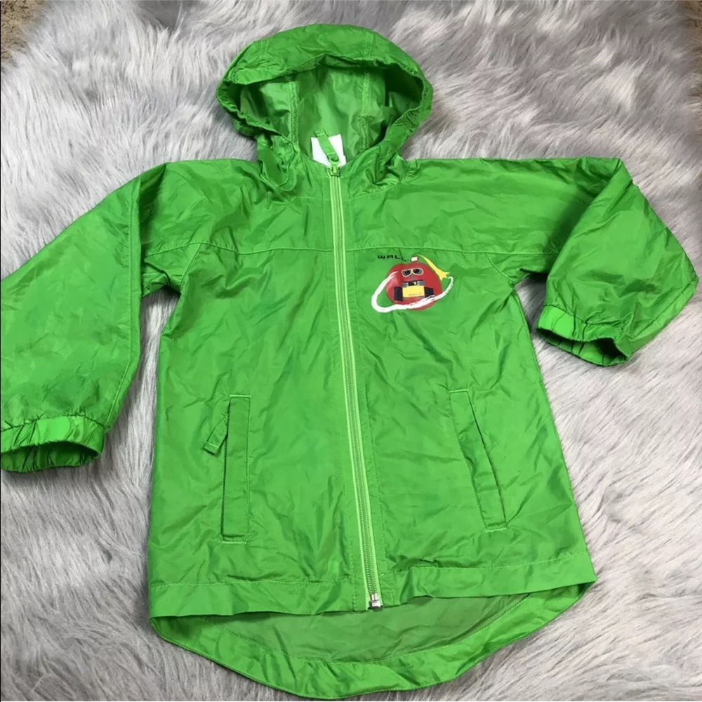 Disney Pixar Green Windbreaker Wall E Robot Sz XS